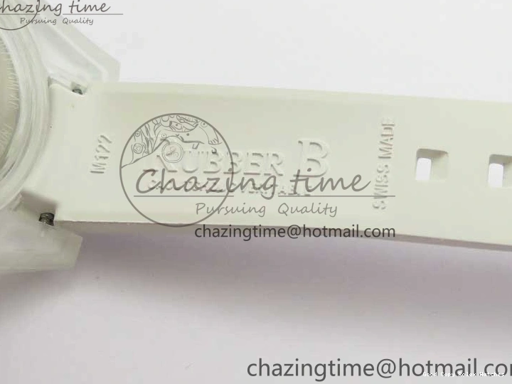 AAA Replica Watches Strap Fruit 3AF FreshLook 2620 Blue Submariner Phantomlab Rubber Transparent Dial Best Edition VR on White 1219